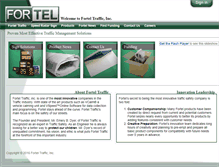 Tablet Screenshot of forteltraffic.com